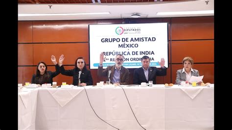 EN VIVO Reunión Ordinaria del Grupo de Amistad México República de la