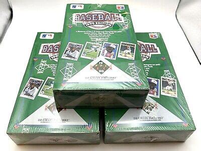 Lot Of Upper Deck Low Series Baseball Wax Box Packs