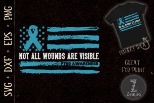 Ptsd Not All Wounds Are Visible Graphic By Zemira Creative Fabrica