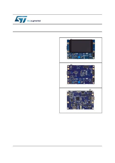 STM32H747I DISCO Datasheet 1 5 Pages STMICROELECTRONICS Discovery