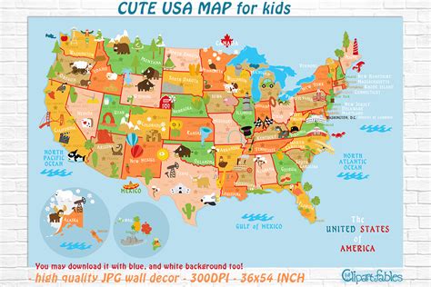 Printable Map Of Usa For Kids – Interactive Map