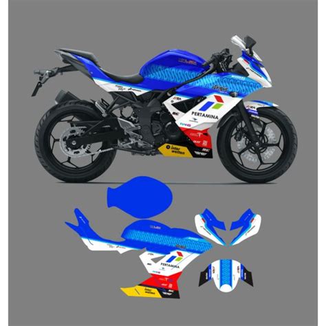 Decal Ninja 250 Sl Mono Sticker Full Body Motorcycle Kawasaki Ninja Sl