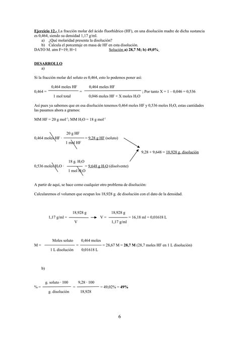 Problemas de disoluciones ii 1º bac resueltos curso 13 14 PDF