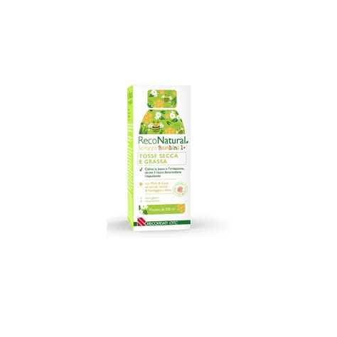 Reconatural Sciroppo Per Tosse Secca E Grassa Per Bambini 150ml