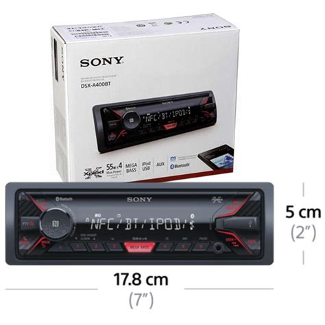 Sony Dsx A400bt Usb Fm Bluetooth 4x55 W Mekaniksiz Oto Teyp N11