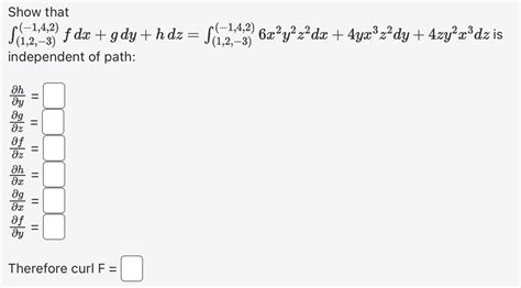 Solved Show That∫1 142 ﻿422 3 ﻿isindependent Of