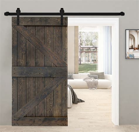 Islife K Style Series 42in X 84in Smoky Gray Finished DIY Knotty Pine