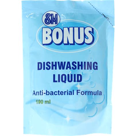 SM Bonus Dishwashing Liquid Anti Bacterial Formula 190ml Shop