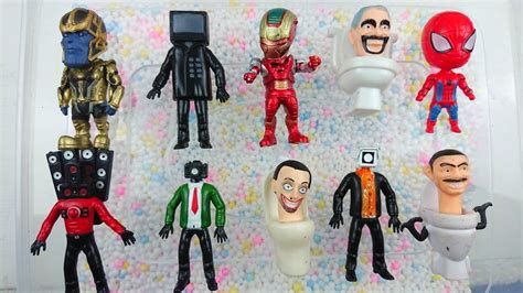 Box Full Of Skibidi Toilet Multiverse Vs Superheroes Action Figure Part