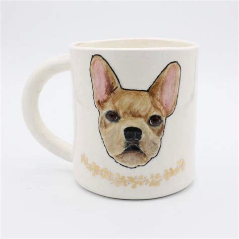 French Bulldog Mug Pet Portrait Coffee Mug Tea Cup Etsy