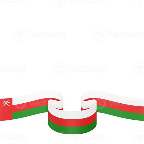 Oman Flag Design National Independence Day Banner Element Transparent