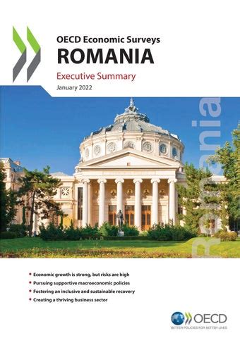 OECD Economic Survey Of Romania 2022 Executive Summary By OECD Issuu