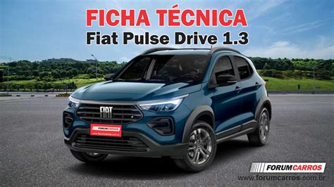 Fiat Pulse Drive Ficha T Cnica