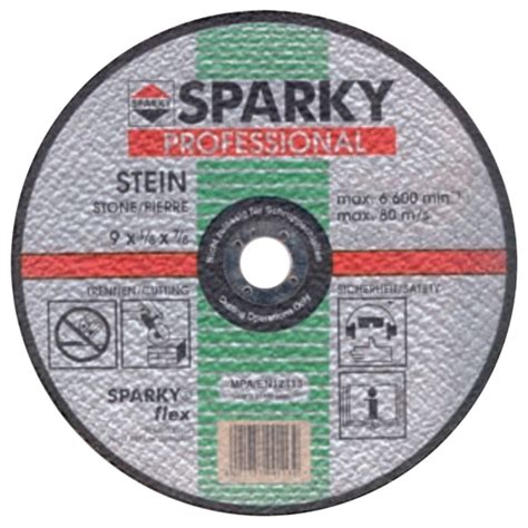 Диск шлифовальный по камню 5 шт. (125х22.2 мм) C24R Sparky 190898 ...