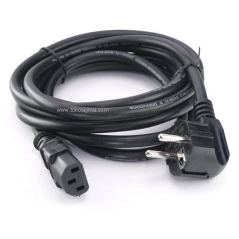 Jual Kabel Power Ac Cpu 2m Sni Tebal 3x1 5mm Eu Plug C13 Cord Jakarta Barat Toko Optima