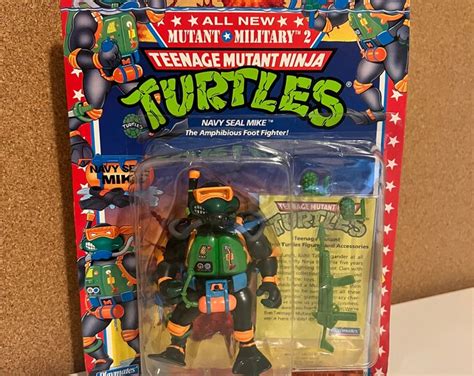 Teenage Mutant Ninja Turtles Navy Seal Mike Unpunched Playmates Tmnt