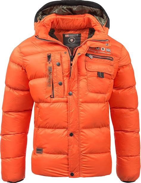 Geographical Norway Veste Dhiver Matelassée Pour Homme Anorak Doublé