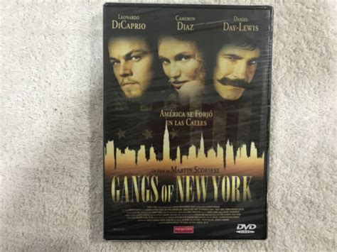 GANGS OF NEW YORK DVD MARTIN SCORSESE LEONARDO DICAPRIO CAMERON DIAZ