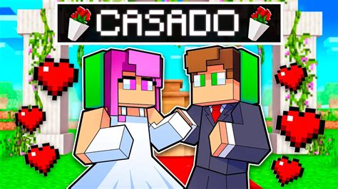 CADRES SE CASOU NO MINECRAFT YouTube