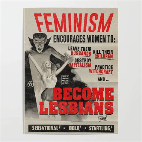Lesbian Witchcraft Poster Lesbian Witchcraft Women Encouragement