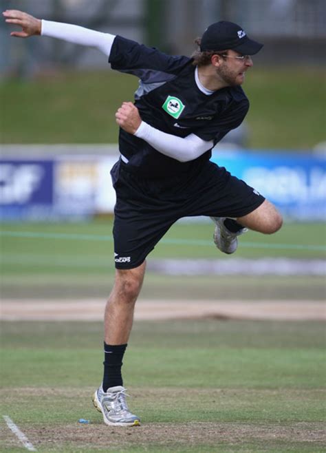 Richard Jones Loses His Off Stump To Jason Lewry ESPNcricinfo