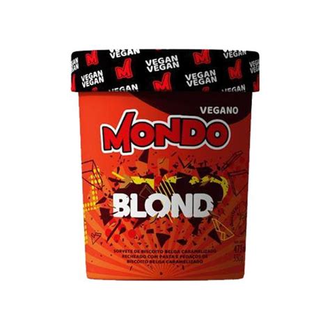 Sorvete Vegano Blond Biscoito Belga Ml Mondo Ugami Mercado Natural