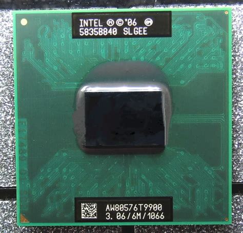 Intel Core 2 Duo T9900 3 06 GHz Dual Core 6M 1066 Processor Socket P