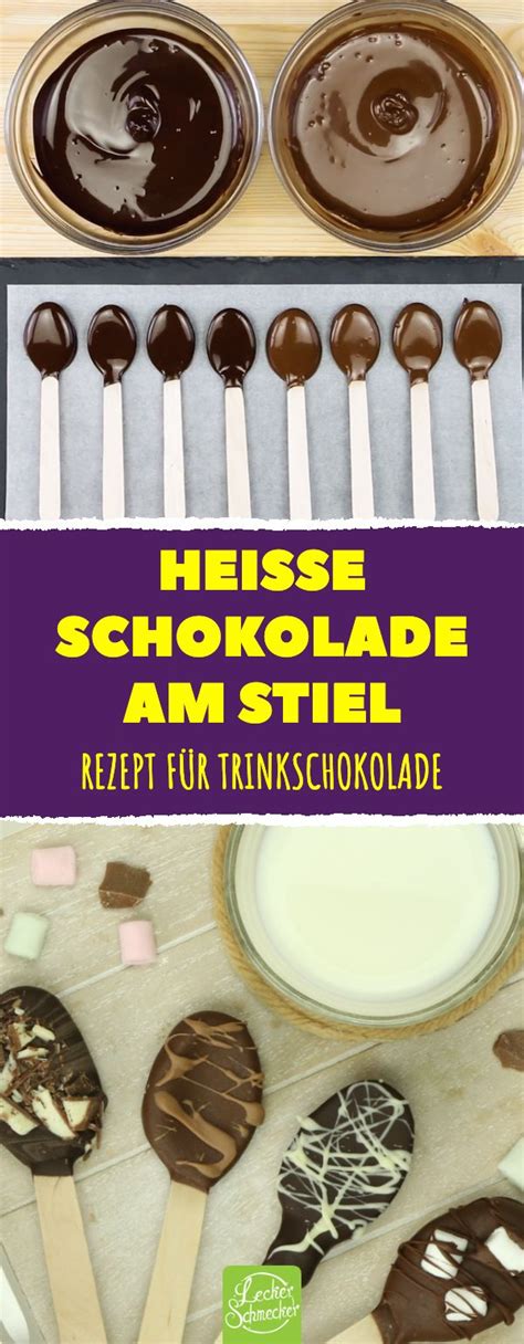 Hei E Schokolade Am Stiel Ein Rezept F R Trinkschokolade