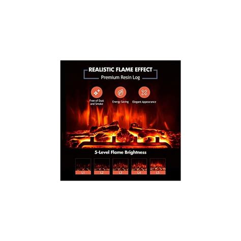 Buy Arlime Inch Electric Fireplace Inserts W Freestanding