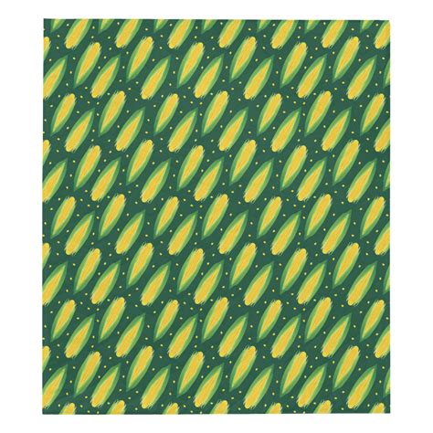 Corn Pattern Print Design 03 Premium Quilt Jtamigo