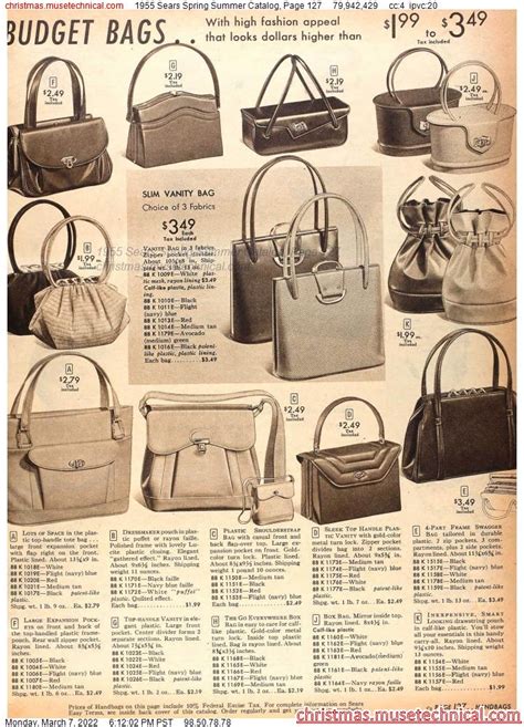 1955 Sears Spring Summer Catalog Page 127 Catalogs Wishbooks