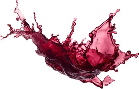 Rojo Vino Chapoteo Png Con Ai Generado Png