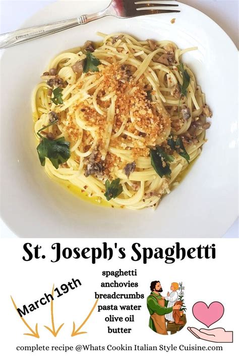 St Joseph S Spaghetti Spaghetti Di San Giuseppe Recipe Pasta