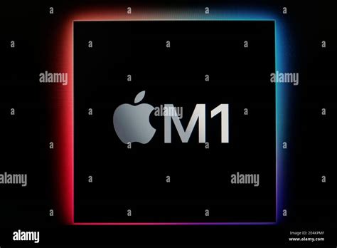 Apple M1 chip Stock Photo - Alamy