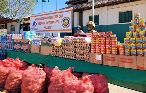 Gobierno Entrega De 9 2 Toneladas De Alimentos A Los Voluntarios Y