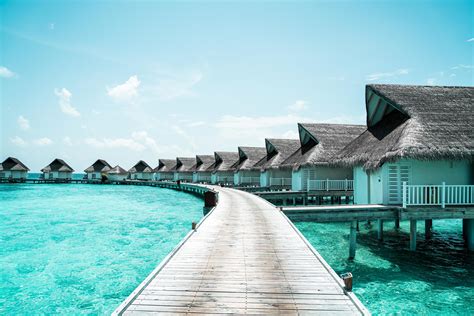 Beautiful tropical Maldives resort hotel and island with beach and sea 2547800 Stock Photo at ...