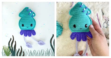 Squid Amigurumi Free Crochet Pattern