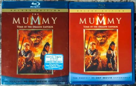 BLU RAY THE MUMMY Tomb of the Dragon Emperor 2 disques de luxe étui