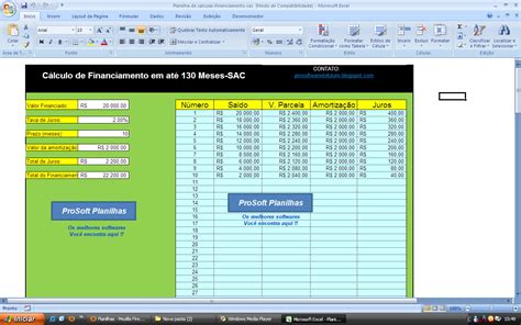 Prosoft Planilha Excel Para Calculo De Financiamento