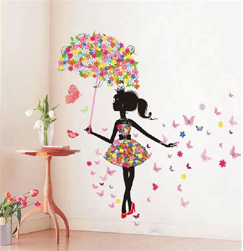 Girl Swinging Wall Sticker Room Mural Diy Decal Home Decor Vinyl Art Removable For Sale Online