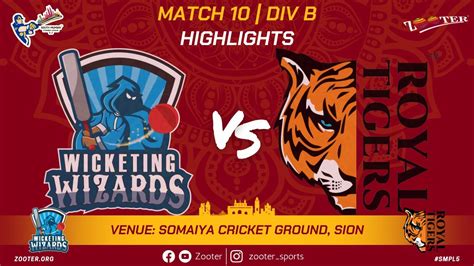 HIGHLIGHTS MATCH 10 WICKETING WIZARDS Vs ROONGTA SEC ROYAL TIGERS