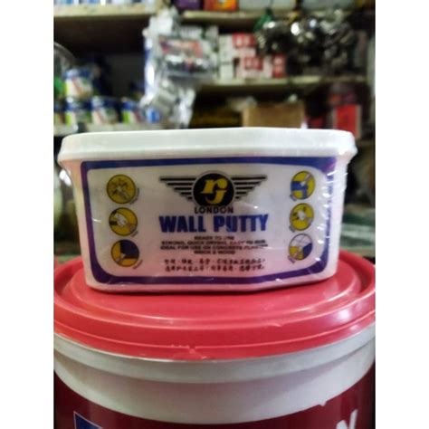 Jual Dempul RJ London Wall Putty tembok kayu ½ kg Shopee Indonesia