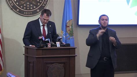 Governor Stitt Announces Open Up And Recover Safely Plan Youtube