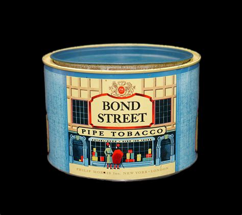 Philip Morris Bond Street Pipe Tobacco Round Tin With Lid Etsy Canada