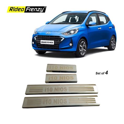 Buy Hyundai Grand I Nios Stainless Steel Door Scuff Sill Plates