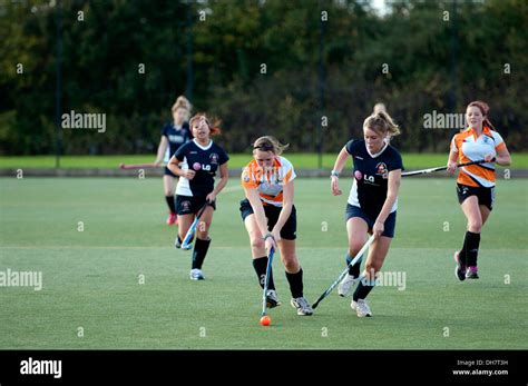 University Sport Ladies Hockey Stock Photo Alamy