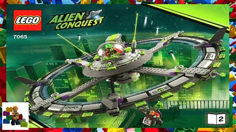 Lego Instructions Space Alien Conquest 7065 Alien Mothership