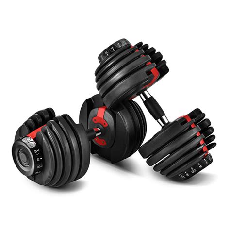 Adjustable Dumbbells Set 25KG Pair - Sports World