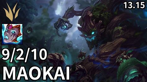 Maokai Jungle Vs Jarvan Iv Kr Master Patch Youtube