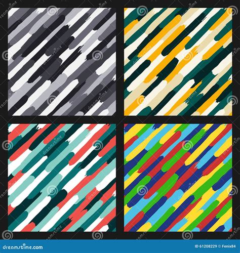 Diagonal Colorful Stripes Stock Vector Illustration Of Pattern